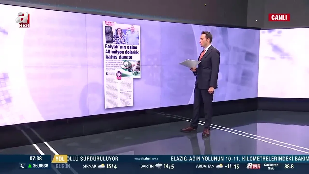 Halil Falyalı’nın eşi Özge Falyalı'ya 40 milyon $’lık bahis davası