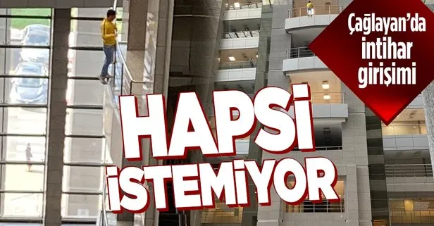 Son dakika! İstanbul Adalet Sarayı’nda intihar girişimi