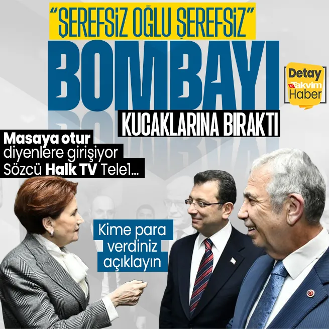 Meral Akşenerden masaya otur baskılarına rest: Bombayı İmamoğlu ve Yavaşın kucağına bıraktı! Kim kime para verdi?