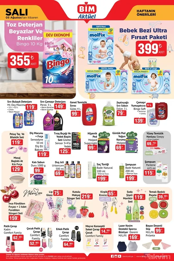 5 Ağustos'tan İtibaren Geçerli