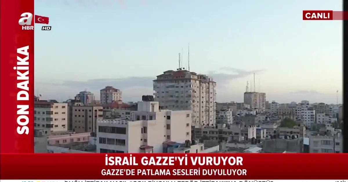 Son dakika: İsrail Gazze'yi vuruyor! Gazze'de patlama sesleri duyuluyor