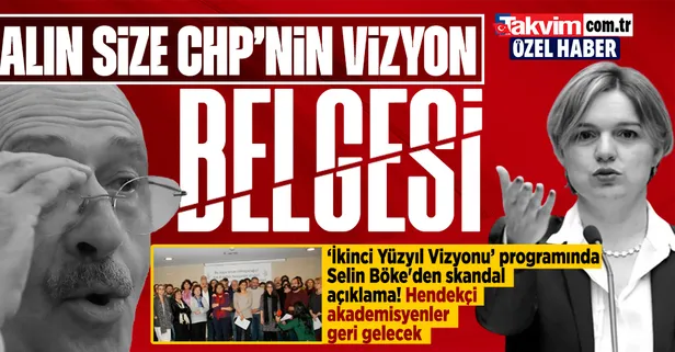 ‘İkinci Yüzyıl Vizyonu’ programında CHP'li Böke'den skandal açıklama! Hendekçi akademisyenler geri gelecek