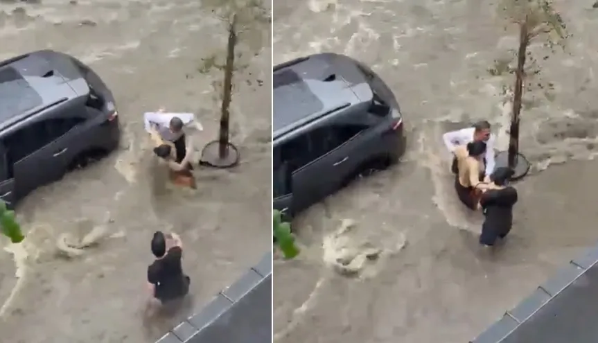 Uyarılara rağmen İstanbul yağmura yine hazırlıksız yakalandı: Yollar nehir hayat felç-4