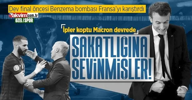 Dünya Kupası finali öncesi Fransa karıştı! Karim Benzema bombası patladı: İpler koptu Macron devrede