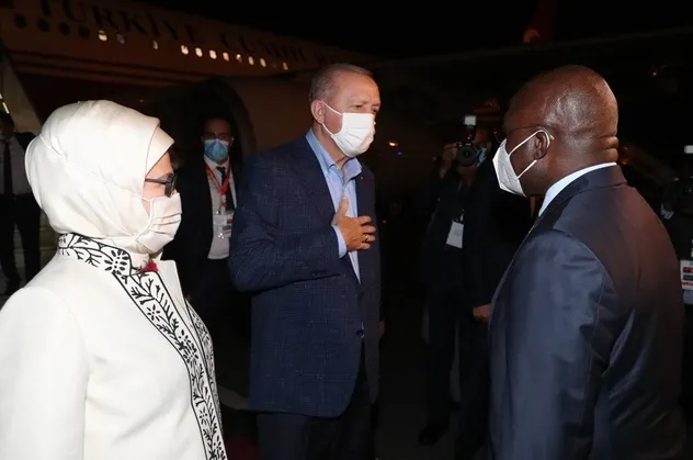Afrika turu başladı! Başkan Erdoğan Angola'da