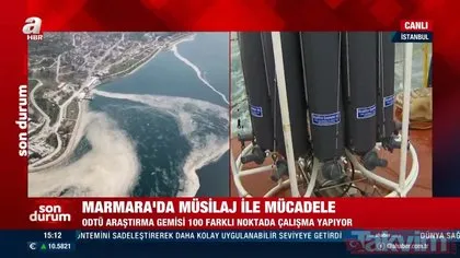 SON DAKİKA: A Haber Marmara Denizi’ndeki müsilajı deniz salyası araştıran ODTÜ gemisinde! ’Marmara 6-7 yılda biraz düzelebilir’