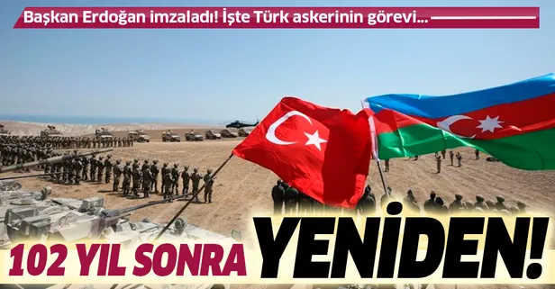 SON DAKİKA: Başkan Erdoğan imzaladı! Tarih Azerbaycan'da yeniden yazılacak!