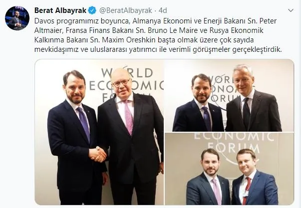 Bakan Albayrak'tan Davos mesajı: Verimli görüşmeler gerçekleştirdik-2