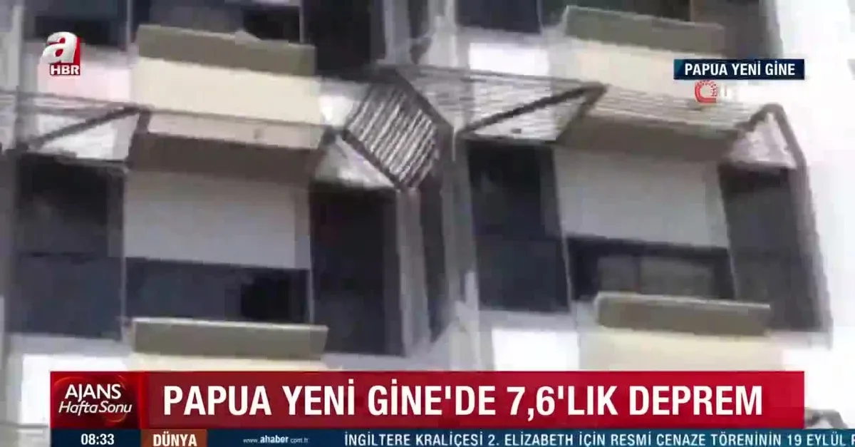 Tsunami alarmı verildi!  Avustralya'nın Kuzey'inde yer alan Papua Yeni Gine'de 7,6 büyüklüğünde deprem meydana geldi