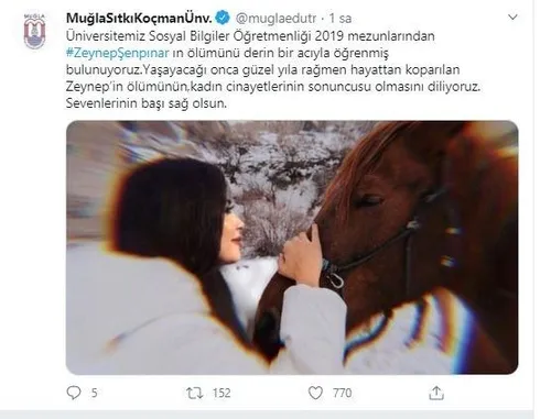 Milli boksörün öldürdüğü Zeynep için üniversitesinden mesaj: Bu sonuncu olsun…-2