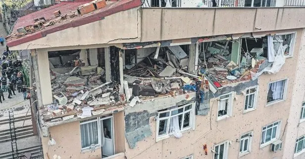 Doğalgaz bomba gibi patladı