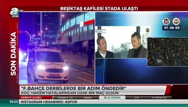 Beşiktaş - Fenerbahçe derbisinde heyecan dorukta! Beşikaş kafilesi Vodafone Park'a ulaştı