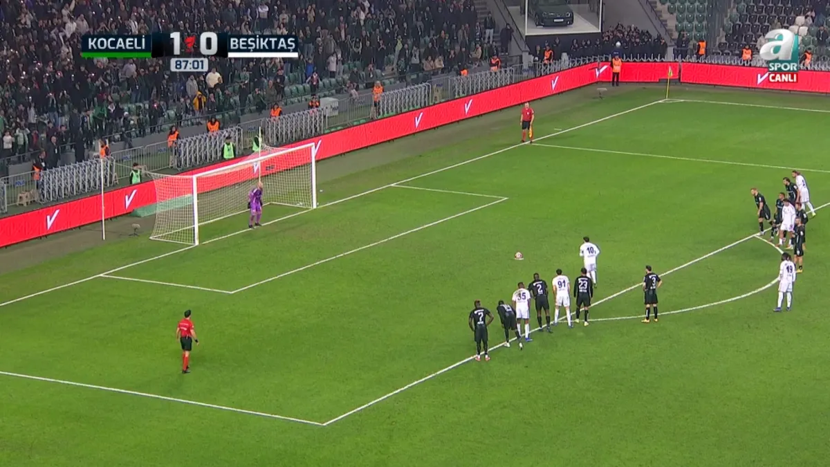 GOL: Kocaelispor 1-1 Beşiktaş | Orkun Kökçü (P)