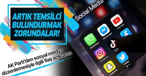 Son dakika: AK Parti Grup Başkanvekili Cahit Özkan: Sosyal ağ sağlayıcıları artık temsilci bulundurmak zorunda