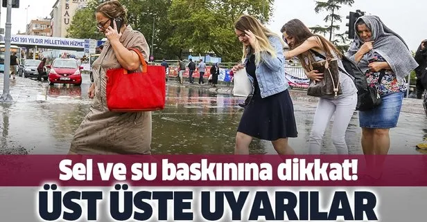 Meteoroloji uyardı: Sel ve su baskınına dikkat