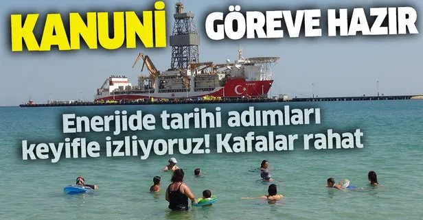 Kanuni Sondaj Gemisi Goreve Hazir Kirmizi Beyaza Boyandi Turk Bayragi Islendi Takvim