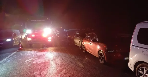 Anadolu Otoyolu'nda zincirleme felaket: İki farklı noktada 10 araç çarpıştı! Çok sayıda yaralı var