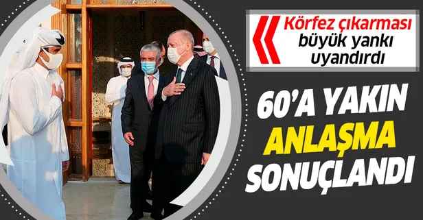 Başkan Erdoğan'ın Katar'a gerçekleştirdiği kritik ziyaret büyük yankı uyandırdı: 60'a yakın anlaşma sonuçlandı
