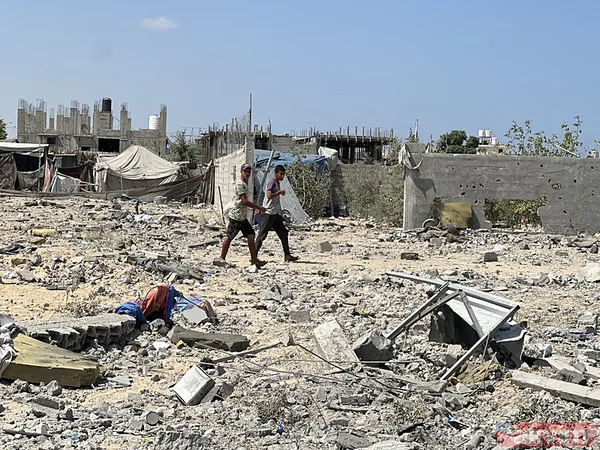 Han Yunus'tan geri acı kaldı! Soykırımcı İsrail Gazze'deki yıkımı böyle görüntülendi - 43