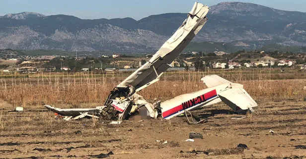 Antalya'da keşif uçağı düştü: 2 ölü