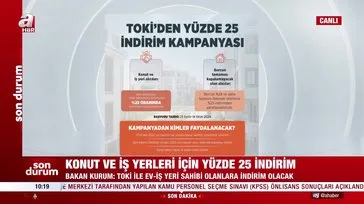 TOKİ indirim kampanyası: Yüzde 25!