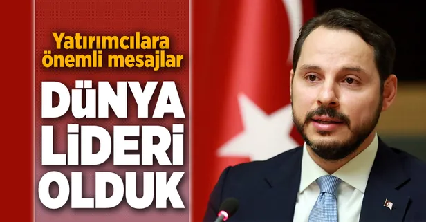 Bakan Albayrak: Dünya lideri olduk