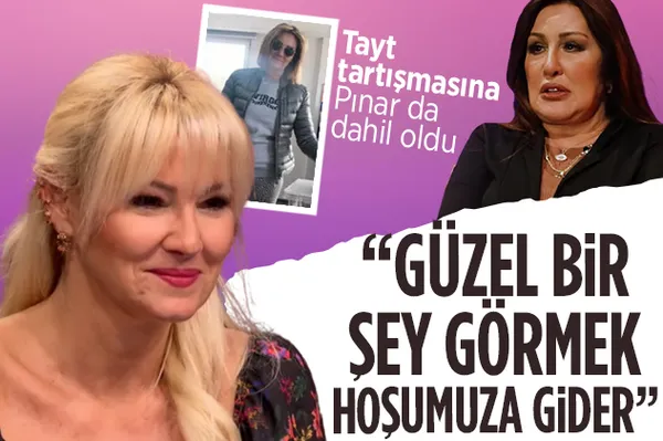 Pınar Altuğ'un tayt çıkışı bomba! Nükhet Duru 'bir dur deyin hoş bir görüntü değil' demişti: "Estetik önemli güzel bir şey görmek..."-1