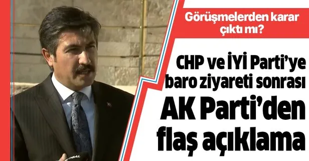 AK Parti’den muhalefete baro ziyareti açıklaması