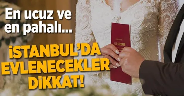 Iste Istanbul Daki Nikah Fiyatlari Takvim