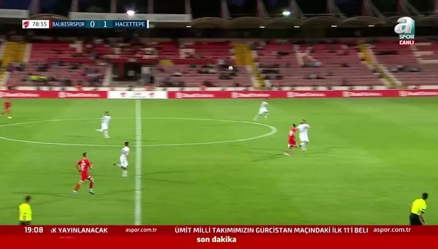 GOL | Balıkesirspor 1-1 Hacettepe 1945