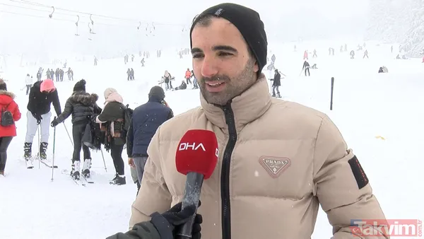 Uludağ doldu taştı! Yoğun sis ve tipiye rağmen kayak severler akın etti - 18