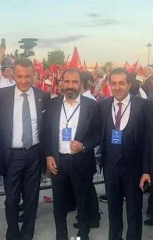 Süper Lig kulüp başkanları Atatürk Havalimanı'nda 15 Temmuz anma programına katıldı