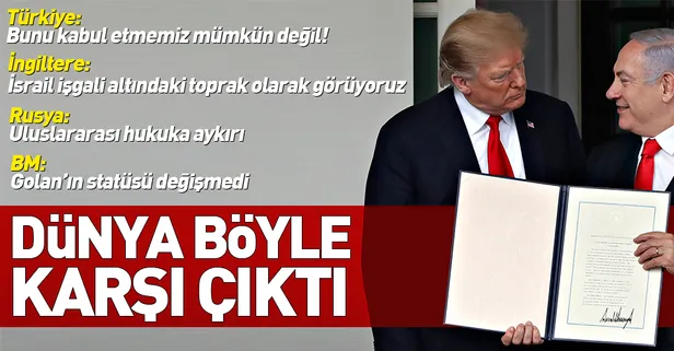 Dünyadan Trump'ın kararına sert tepki