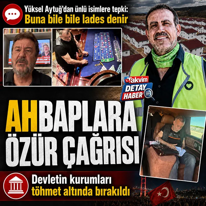 Yüksel Aytuğ’dan Ahbap’a destek veren ünlülere çağrı: Özür dileyin