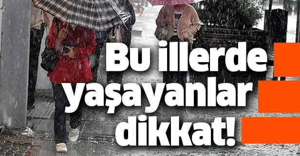 Meteoroloji’den İstanbul ve 5 il için son dakika hava durumu uyarısı! Bugün hava nasıl olacak?