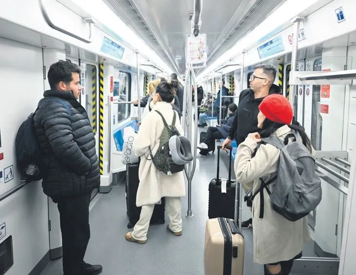 1 günde 33 bin yolcu