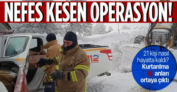 Kazdağları'nda mahsur kalan 21 kişiye 16 saat sonra ulaşıldı! Nasıl hayatta kaldılar?