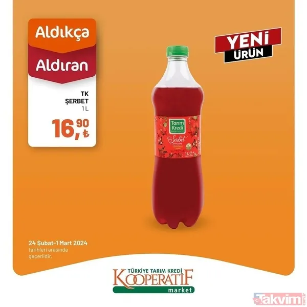 Tarım Kredi 4 Mart 2024 fiyat listesi geldi! Kooperatif market 5 üründe fiyatları az evvel indirdi! 14,90 TL'ye düştü! Dana kıyma, bonfile, yoğurt... - 9
