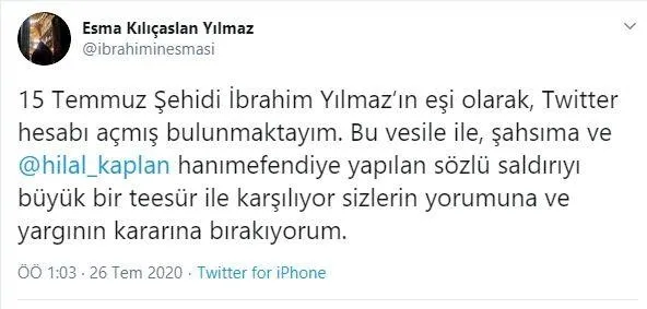 Sabah gazetesi yazarı Hilal Kaplan ve 15 Temmuz şehidi eşi için çirkin paylaşım yapan Saadet Partili Ebubekir Savaşan gözaltına alındı-3