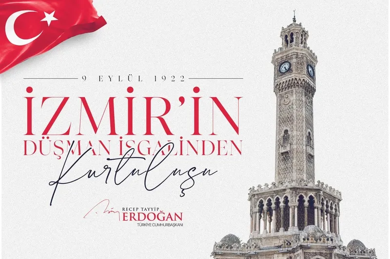 Başkan Erdoğan'dan İzmir'in kurtuluşunun 102'nci yıl dönümü için mesaj-1