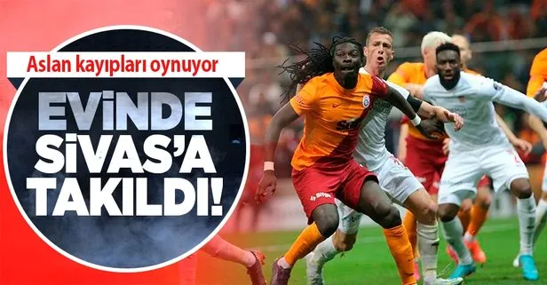 Galatasaray evinde mağlup! Galatasaray 2-3 Sivasspor MAÇ SONUCU ÖZET