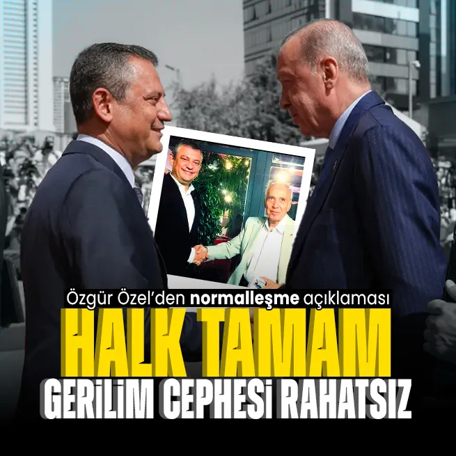 Siyasette yumuşama dönemi | CHP Genel Başkanı Özgür Özelden sürece ilişkin çarpıcı yorum: Gerilimden beslenenler var