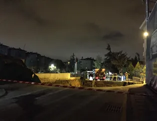 Ümraniye'de metro inşaatı yakınında göçük