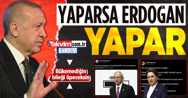 Kılıçdaroğlu ve Akşener'in riyakar EYT paylaşımına tepki: "Onlar da biliyor yaparsa Başkan Erdoğan yapar"