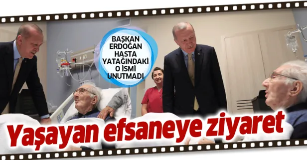 Başkan Erdoğan’dan yaşayan efsane Alaeddin Yavaşca’ya ziyaret