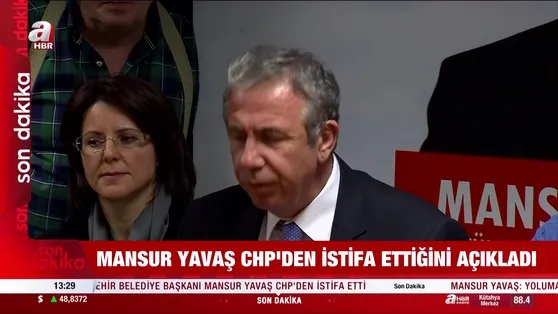 Mansur Yavaş İstifa Etti!