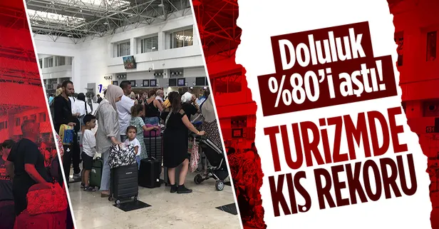 Turizmde kış rekoru! Doluluk oranı yüzde 80'e ulaştı