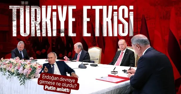 Putin’den ’Tahıl Koridoru’ mesajı! Türkiye’nin rolüne dikkat çekti