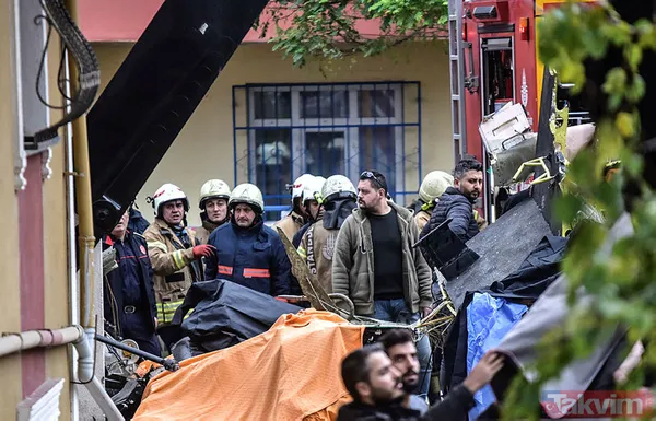 İstanbul Sancaktepe'de düşen askeri helikopterden ilk görüntüler - 44