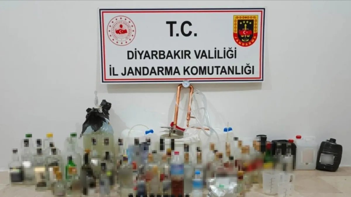 Diyarbakır'da sahte içki operasyonu! 1 kişi gözaltına alındı